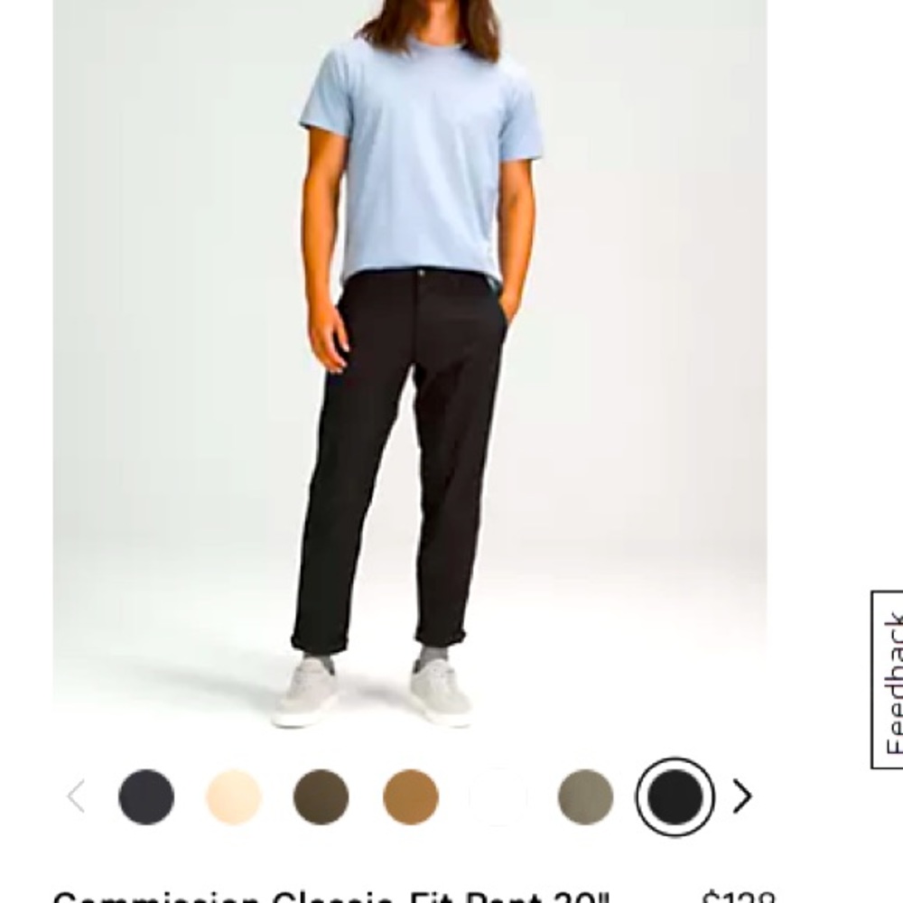 Lulu lemon men’s ABC Classic-Fit Pant 30”